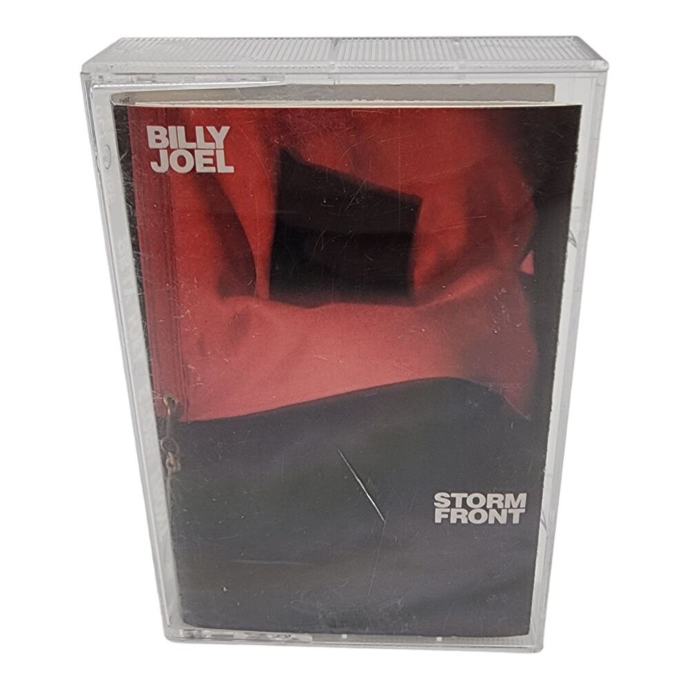 Billy Joel Storm Front Cassette Tape 1989 Vintage Rock We Didn't Start The Fire
